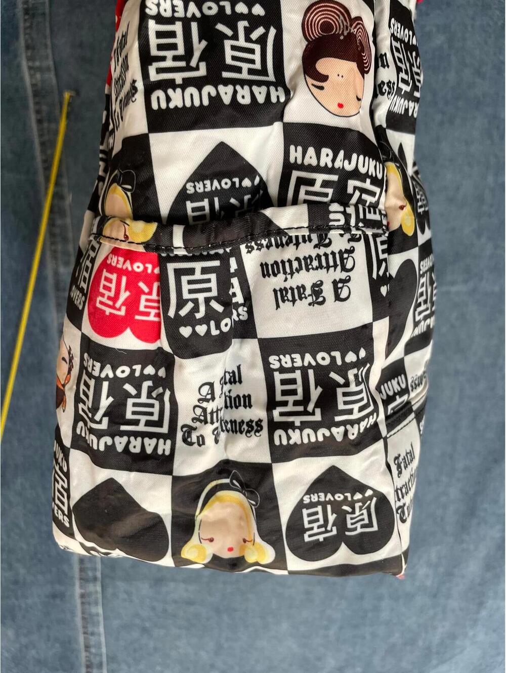 Harajuku Lovers A Fatal Attraction to Cuteness Tote NWOT Japanese Streetwear - Picture 7 of 8